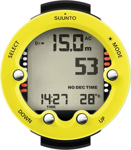 Suunto Dive Zoop Novo Digital Underwater Watch with Large Backlit Display, 80 M Waterproof, Underwater Computer with Alarm Functions, Weather Functions, 1.5 Years of Life in Scuba Mode