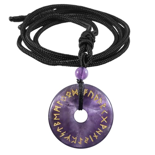 Collier pendentif donut cristal naturel pour équilibrer vos énergies durant le yoga et le travail
