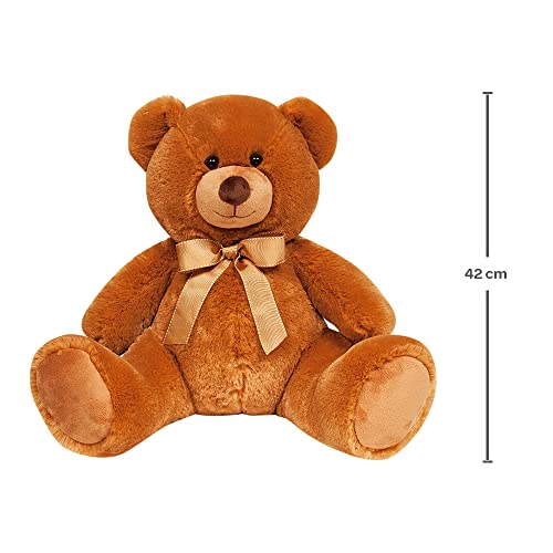Urso Charles Chic Caramelo, Buba Toys, Multicor, Médio
