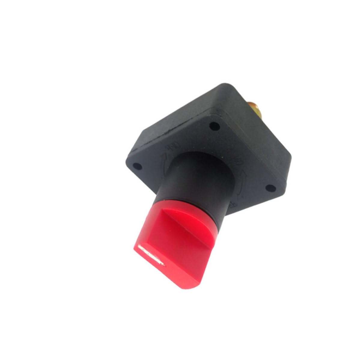 Battery Disconnect Switch 150a 60v Power Cut-Off Switch with Heat-Resistant Plastic and Metal Material, Short Circuit Protection, Detachable Bottom for Rv and Boat Use