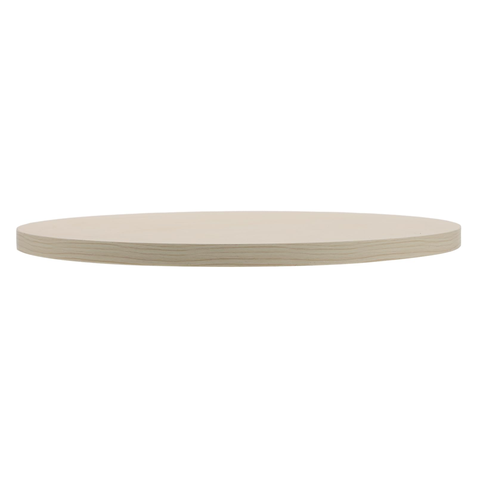 Plateau de table rond en bois TOYANDONA épais et de finition lisse
