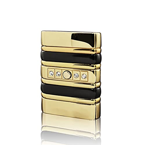 Briquet coupe-vent en métal flamme réglable et rechargeable gaz