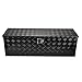 BATONECO 48 Inch Aluminum Truck Bed Tool Box, Trailer Pickup RV Car Storage Organizer Toolbox with Side Handle and Lock keys, 48