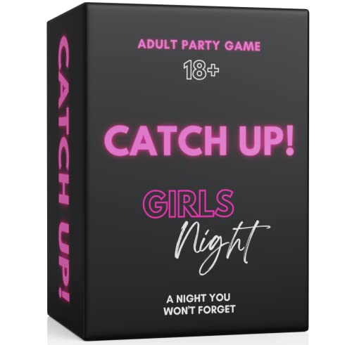 BETTER US Catch UP! Spicy Girls Night Card Game – 18+ Conversation Starters for Women | Adult Party & Drinking Game | Bachelorette Party Games, Girls Night in