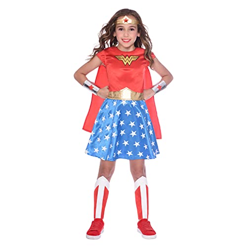 (9906082) Child Girls Classic Warner Bros Wonder Woman Child Kids Fancy Dress Costume (6-8 Years)