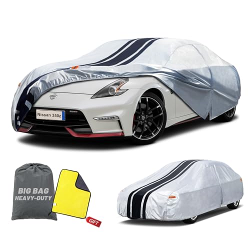Image of Car Cover Custom Fit for Nissan 350Z 370Z (2009-2025), Waterproof All Weather for Automobiles Full Exterior CoverSun Rain Snow UV Protector.
