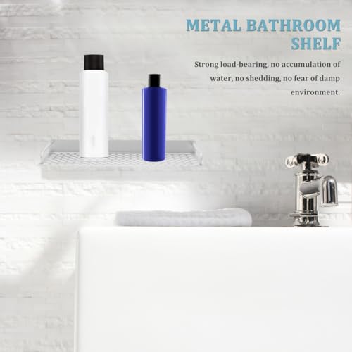 Estante de ducha antioxidante de aluminio espacial para baño 4