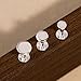 FISSEN JEWELRY Gold Flat Back Earrings for Women, 3Pairs 14k Gold Plated Flatback Stud Earrings Set, Tiny Hypoallergenic Cartilage Helix Tragus Piercing Earring Trendy Stuff Fashion Jewelry Gifts