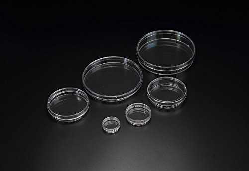 CryoKing - SPL Cell Culture Dish, 35x10mm Lab Cell-Culture Petri Plate Dish for Lab Analysis, School Projects, Blood Samples, Bacteria, Plant & Seed Cultivation PS, External Grip, Case of 500