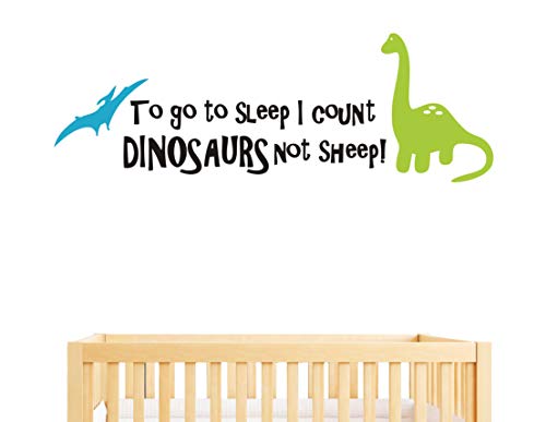 Vinilo decorativo dinosaurios para pared 95.6x33 cm