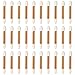 IS'MINE Eyeshadow Applicators, 30pcs Double Sided Disposable Eyeshadow Brush 2.4 Inch Makeup Applicator
