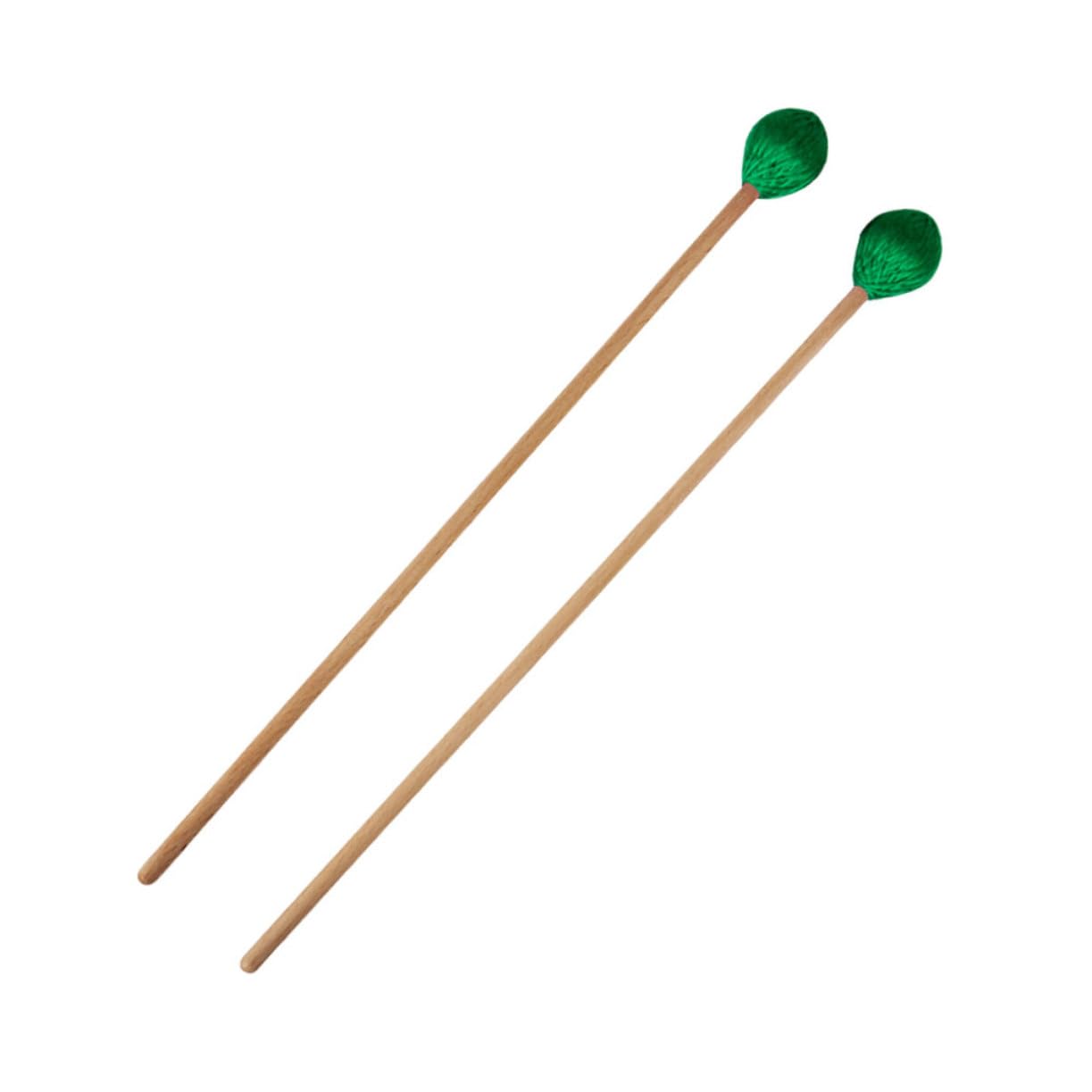 BESPORTBLE Practical Xylophone Sticks 2 Pcs Marimba Hammers Maple Handles for Marimba Instrument