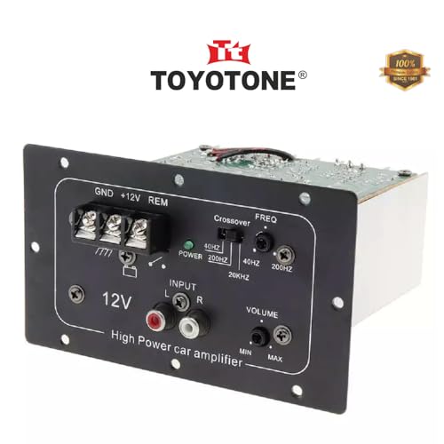 Image of 12V Pure Bass 120W Amplifier Stereo Power Mono Amp Audio, Bass Subwoofer Kit, Monoblock, Class AB, MOSFET Power Supply For Basstube, Enclosure, Subwoofer, Under Seat Enclosure