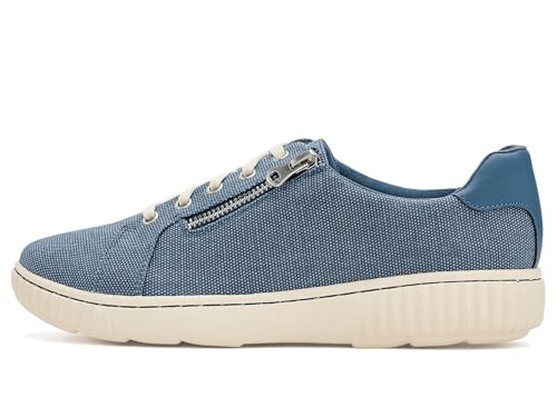Image of Clarks Women's Caroline Echo Canvas Side Zip Fashion Sneaker