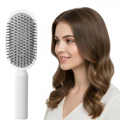 Image of GITGRNTH Air Cushion Comb , Lightweight Anti-Static Paddle Hair Comb Massage Brush , Detangling, Smoothing, Removing Knots and Scalp Massage Comb, Effortless Beauty - All Hair Types Men and Women (Multicolor)