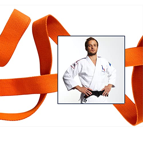 UGOJUDO Rouleau de Ceinture de Judo Jaune Orange 50 mètres