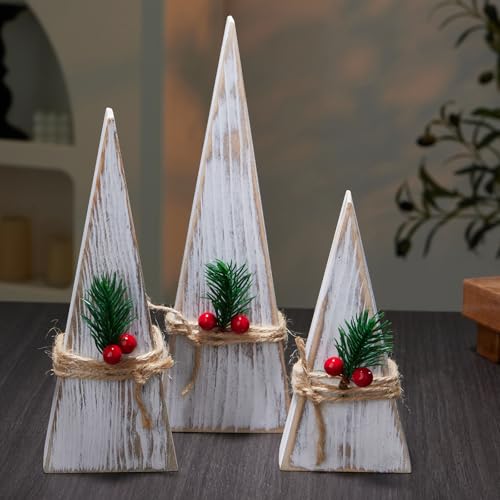 3-Pack-Wood-Small-Christmas-Trees-Farmhouse-Tabletop-Christmas-Tree-Rustic-White-Christmas-Decor-for-Fireplace-Mantle-Shelf-Christmas-Holiday-Decorations-957859 3 Pack Wood Small Christmas Trees Farmhouse Tabletop Christmas Tree Rustic White Christmas Decor for Fireplace Mantle Shelf Christmas Holiday Decorations 957859