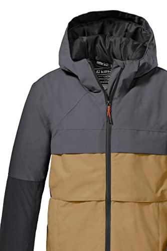 Foto von Killtec Jungen Ksw 180 Bys Jckt Skijacke Funktionsjacke mit Kapuze und Schneefang, anthrazit, 176 EU