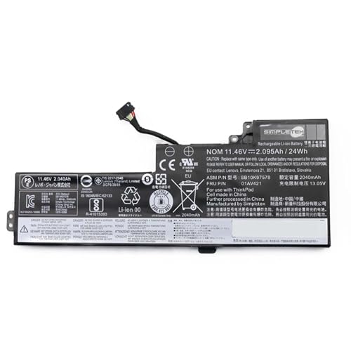 Batterie Thinkpad T470 T480 Simpletek résout coupure coup de panne PC - 3