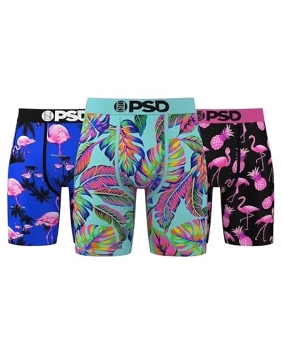 PSD Men's Oasis Boxer Brief 3-Pack, Multi, M
