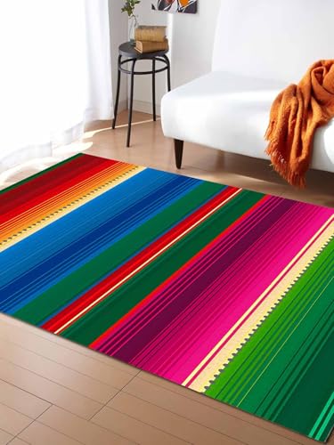 2x3 Mexican Serape Indoor Outdoor Rug