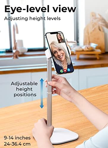 Cooper ChatStand, Height Adjustable Mobile Phone Stand for Desk | Mobile Phone Holder Stand for Office, Desk Phone Stand for Recording, iPhone Stand for Desk Accessories for Women, iPhone Holder