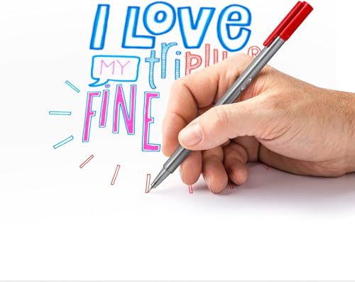 Caneta Triangular, Staedtler, Fineliner Triplus, 334 SB20 03, 0.3mm, 20 Cores