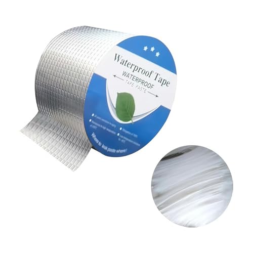 Butyl Aluminium Foil Tape, Heavy Duty Permanent Waterproof Seal f...