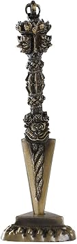 Sturdy And Durable Dorje Vajra Phurba Made Of Alloy For Long-lasting And Good Touch Feeling Dorje Vajra Phurba With Base