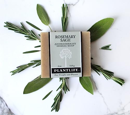 Plantlife Rosemary Sage Bar Soap - Moisturizing 4oz