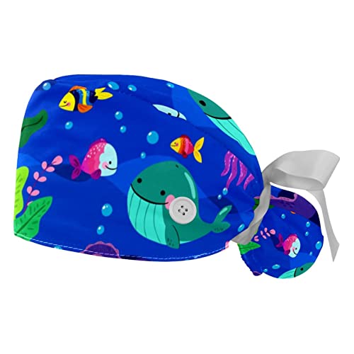 Casquettes de travail JDEZ anti-transpiration et ajustables pour cuisine et soins