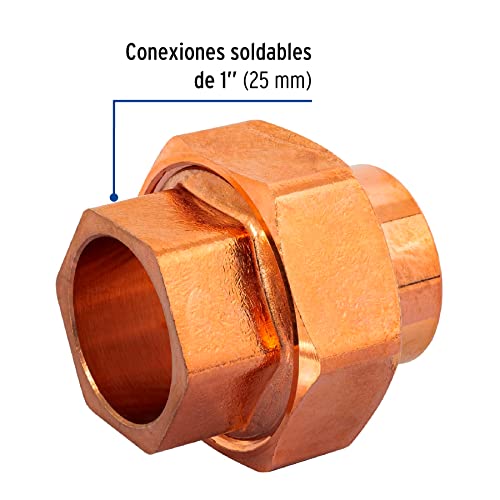 Tuerca unión de cobre 1/2 6 Imagen adicional