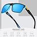 DioKiw Polarized Sunglasses for Men Sporty Style Design Driving Travel Sun Glasses Lightweight Square Frame UV Protection Goggles