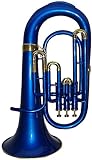 NauticalMart Bb Blue Brass Euphonium