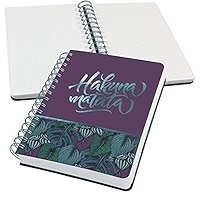 SIGEL JN625 Jolie Spiral Notebook, Moonlight Melody, Dotted (dot Grid - View #9
