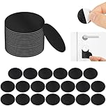 OFFCUP NFC Tags, 20PCS NFC Coin Cards, 25mm / 1 Inch NFC Stickers Self-Adhesive NTAG215 NFC Round Cards NFC Tags Compatible with Tagmo Amiibo and All NFC Enabled Mobile Phones and Devices (Black)