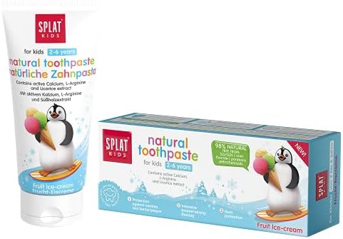 Splat Kids Natural Toothpaste 2 6 Yas Dis Macunu Amazon Com Tr Saglik Ve Bakim