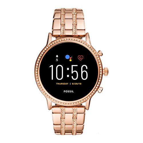 Migliori Smartwatch Femminili da Donna (Febbraio 2024) Fossil Orologio Touchscreen Digitale Donna con Cinturino in Acciaio Inox FTW6035