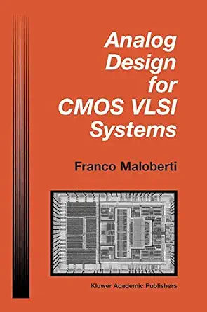Analog Design for CMOS VLSI Systems 2001st Edition book cover