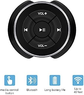 Bluetooth Audio Adapter, DDSKY Car Bluetooth Media Button Audio Steering Wheel Remote Control