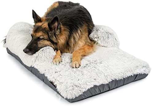 Best Friends by Sheri Calming Shag Fur Pet Throw Blanket, Frost, 30"x40"