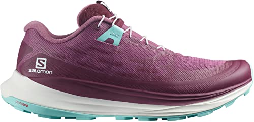 Salomon Salomon Women's Ultra Glide Trail Running Shoes for Women, Tulipwood/White/Tanager Turquoise