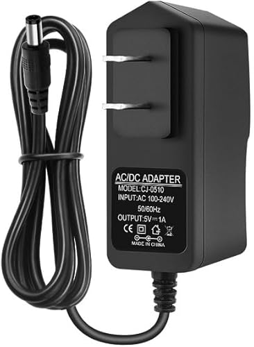 Adaptador de fuente de alimentación de 5V 1A, adaptador de corriente de CA a CC 5V, entrada de CA de 100-240V 50-60Hz a DC 5Volt 1Amp Universal