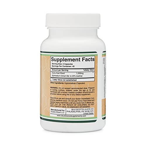 Double Wood Supplements Horny Goat Weed For Men And Women thumb #2