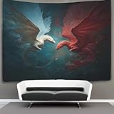 【Uso versatile】 Questa decorazione estetica per la stanza può essere utilizzata non solo come decorazione appesa alla parete, ma anche tovaglia, decorazione murale, decorazioni per dormitori, lenzuola da picnic, scialli da spiaggia, sciarpe, coperte, coperture per divani ecc. Può essere regalato ad amici e parenti.