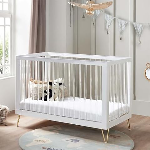 Babymore Kimi Cot Bed with Adjustable Base Cover