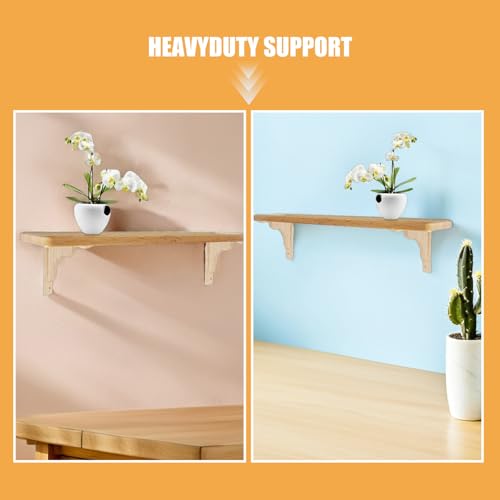 Support mural bois beige de qualité supérieure pour tablette épurée
