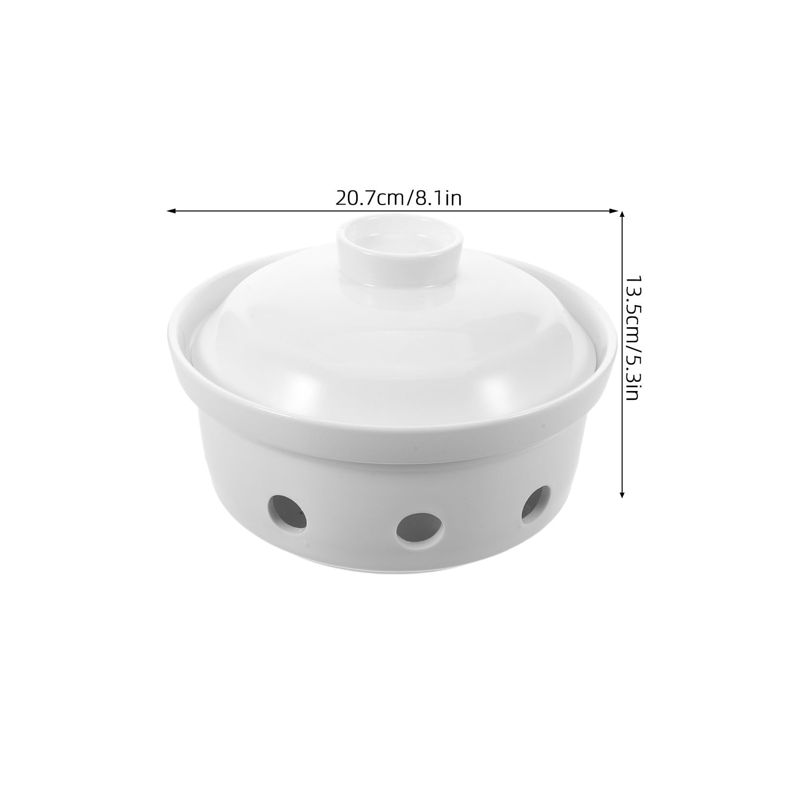 Piatto per Formaggi in Ceramica con Coperchio, Set 1 Pezzo | Bianco, Dimensioni 20, 70x20, 70x13, 50cm, per Buffet e Riunioni Familiari, Facile da Pulire e Portatile