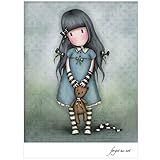 Cello envuelto: Sí Gorjuss Forget Me Not Greetings Card