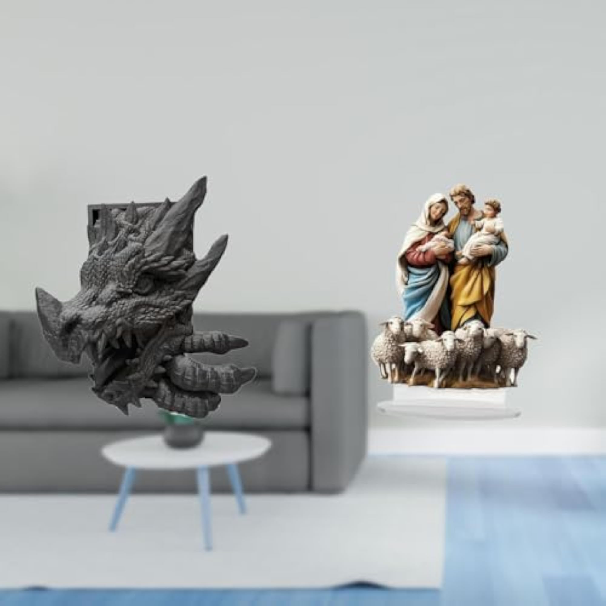 Acrylic Bookend Book Support Unique Desktop Decor